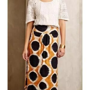 Anthropologie Meadow Rue Danut Lace Cream Blouse